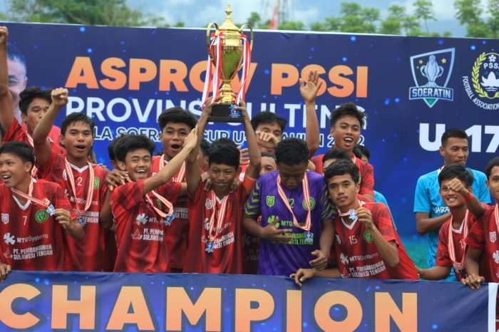 PURBABET Soeratin Cup Ciptakan Pemain Hebat